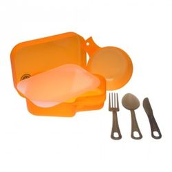 UST Brands PackWare Orange Mess Kit 2.2 in. H X 5 in. W X 6.9 in. L 1 pk