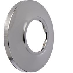 PlumbCraft Escutcheon For Universal 1-1/4 in. D Silver Metal 1 pc