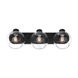 Westinghouse Matte Black 3 lights LED Vanity Light Wall Mount