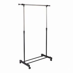 Core Home 63 in. H X 57 in. W Stainless Steel Adjustable Garment Rack