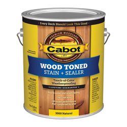 Cabot Wood Toned Transparent Natural Oil-Based Penetrating Oil Deck and Siding Stain 1 gal