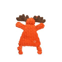 HuggleFlatties Morris Moose Dog Toy 1 pk