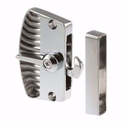 Prime-Line Chrome Silver Cast Metal Latch and Pull 1 pk