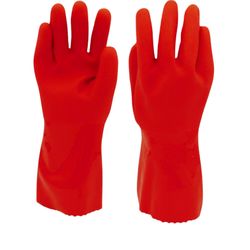 Star Kitchen and Home Vinyl Cleaning Gloves M Red 1 pk