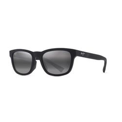 Maui Jim Kapii Sunglasses Unisex Matte Black Frame Neutral Gray Lens Polarized