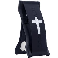 LoveHandle Black/White Cross Cell Phone Grip For All Mobile Devices