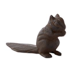 Zingz & Thingz 2.5 in. W X 7 in. L Cast Iron Brown Door Stop Mounts to door