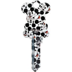 HILLMAN Disney Mickey Mouse House/Padlock Universal Key Blank Double