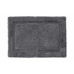 Grund America Asheville 34 in. L X 21 in. W Slate Gray Cotton Bath Rug