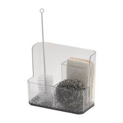 Spectrum 6.25 in. L X 3 in. W X 6 in. H Plastic Sponge and Brush Holder
