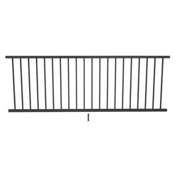 Fortress Railing Products Inspire Railing 32.5 in. H X 96 in. W X 2 in. L Aluminum Railing