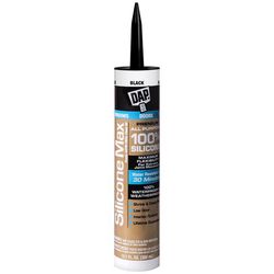 DAP Silicone Max Black Silicone All Purpose Sealant 10.1 oz