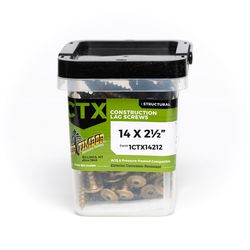 Big Timber No. 14 Ga. X 2 1/2 in. L Star Round Head Coarse Construction Screws