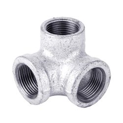 STZ Industries 1/2 in. FIP each X 1/2 in. D FIP 1/2 in. D FIP Galvanized Malleable Iron Side Out Elb