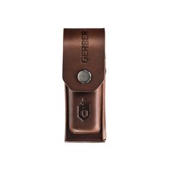 Gerber Leather Belt Sheath 2 in. L X 5.25 in. H Brown