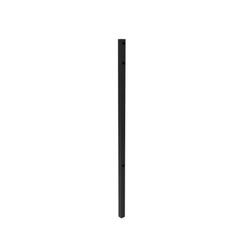 Fortress Building Products Athens 78 in. H X 2 in. W X 0.60  L Black Aluminum End Post