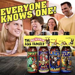 Ass Kickin' Assorted Family Hot Sauce Gift Box 5 oz