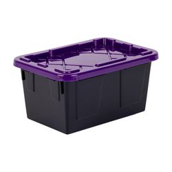 Greenmade 0.09 gal Purple Mini Tote Stackable