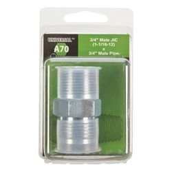Apache Steel 3/4 in. D X 3/4 in. D Hydraulic Adapter 1