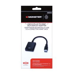 Monster Just Hook It Up Plug Adapter 1 pk