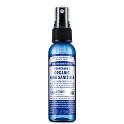 Dr. Bronner's Peppermint Citrus Scent Liquid Hand Sanitizer 2 oz