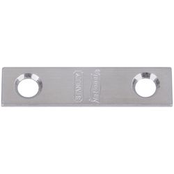 National Hardware .5 in. H X 1/2 in. W X 2 in. L Satin Stainless Steel Mending Brace