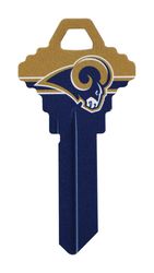 HILLMAN NFL St Louis Rams House/Office Key Blank 68 Single For Schlage Locks Multicolored