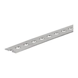 SteelWorks 0.07 in. X 1.38 in. W X 48 in. L Steel Slotted Flat Bar