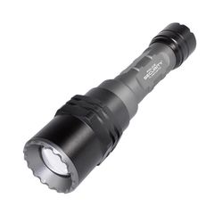 Police Security Tactical 700 lm Black/Gray LED Rechargeable Flashlight 18650 Battery