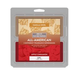 Candle-Lite Red an Cream All-American Scent Wax Melt Blends 9.25 oz