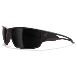Edge Eyewear Kazbek Anti-Fog Polarized Safety Glasses Smoke Lens Black Frame 1 pc