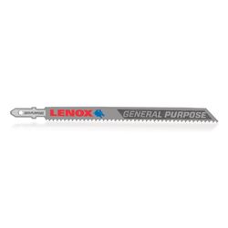 LENOX 5-1/4 in. Bi-Metal T-Shank General Purpose Jig Saw Blade 10 TPI 3 pk