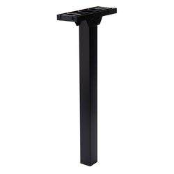 Architectural Mailboxes Patriot 46.9 in. Powder Coated Black Plastic Mailbox Post