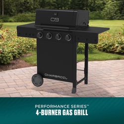 Charbroil Performance Series 4 Burner Liquid Propane Grill Black
