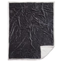Carstens Inc 68 in. H X 68 in. L Gray Polyester Throw Blanket