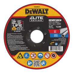 DeWalt Elite Series 4-1/2 in. D X 7/8 in. X 0.045 in. thick Ceramic Cutting Wheel 1 pk