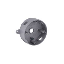 Hubbell Bell Old Work 16.0 cu in Round Aluminum 1 gang Weatherproof Box Gray