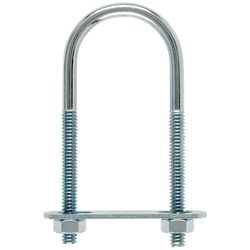 Hampton 1/4 in. S X 1-3/8 in. W X 3-3/8 in. L Coarse Zinc-Plated Steel U-Bolt