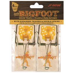 JT Eaton Little Bigfoot Small Snap Trap For Rodents 4 pk