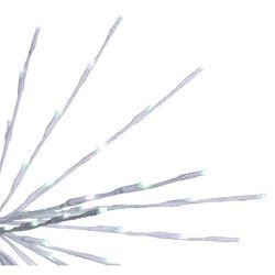 Celebrations LED Green/White Starlight Burst Deluxe Spearmint 24 in. Hanging Decor