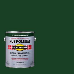 Rust-Oleum Professional Indoor and Outdoor Gloss Hunter Green Protective Enamel 1 gal
