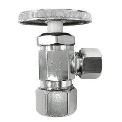 Ace 5/8 in. Compression X 3/8 in. Compression Brass Angle Stop Valve