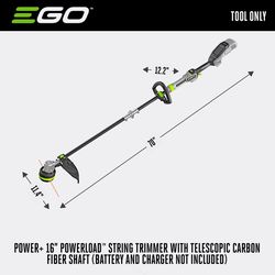 EGO Power+ Powerload ST1610T Battery String Trimmer Tool Only