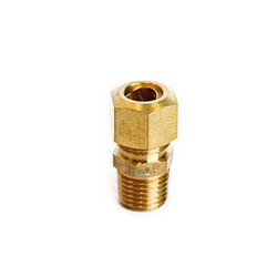 ATC 3/8 in. Compression X 1/4 in. D Male Brass Connector