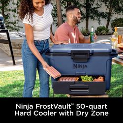 Ninja FrostVault Blue 50 qt. cap. Hard Cooler