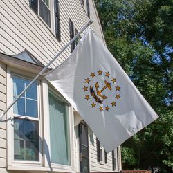 Valley Forge Rhode Island State Flag 0 in. H X 3 ft. W X 5 ft. L