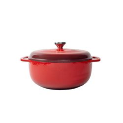 Lodge Cast Iron Dutch Oven 10.5 in. 6 qt Red