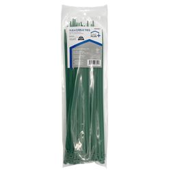 Home Plus 11.8 in. L Green Cable Tie 100 pk