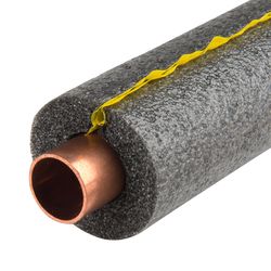 Armacell TundraSeal Self Sealing 1/2 in. X 6 ft. L Polyethylene Foam Pipe Insulation