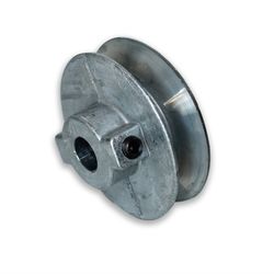 Chicago Die Cast 3 in. D X 1/2 in. D Zinc Single V-Grooved Pulley